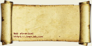 Ivanka Nikolendžić vizit kartica